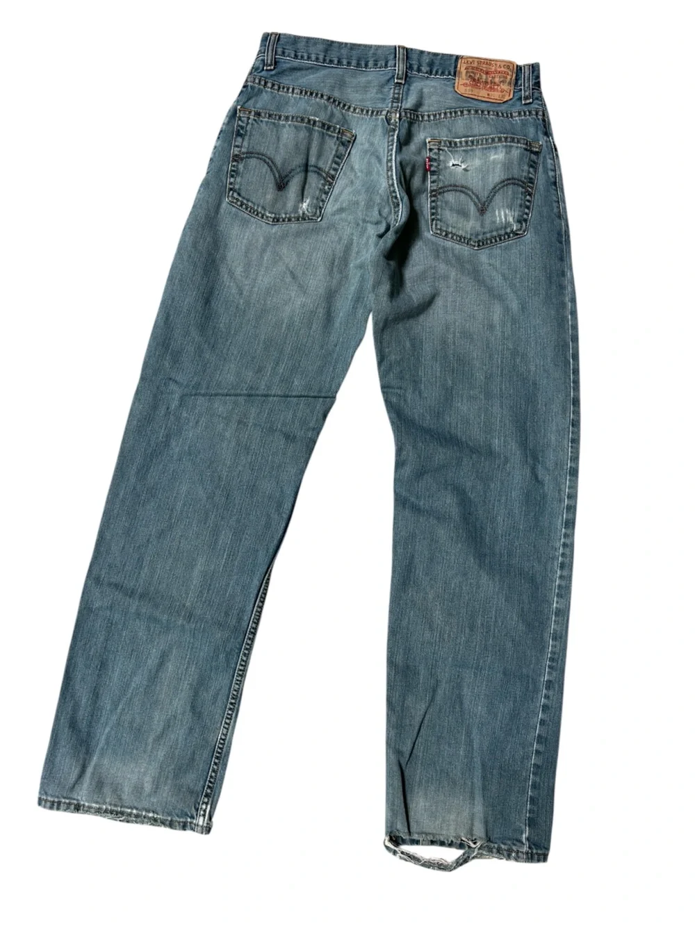 Y2K Levi's 559 Men's Baggy Light Wash Relaxed Jeans 30x32